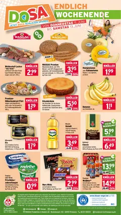 Wasgau Prospekt ab 08.06.2026 gültig | Seite: 26 | Produkte: Snickers, Bourbon, Paulaner, Frischkase