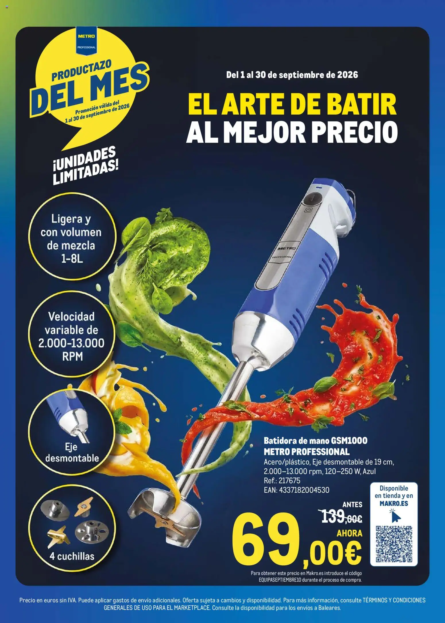 Makro Special Days Septiembre 2026 │ válido desde el 01/09/2026 | Página: 2 | Productos: Batidora de mano, Batidora