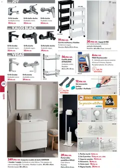 Vista previa BricoCentro folleto válido desde el 23.03.2026 | Página: 22 | Productos: Percha, Lavabo, Baño, Ducha