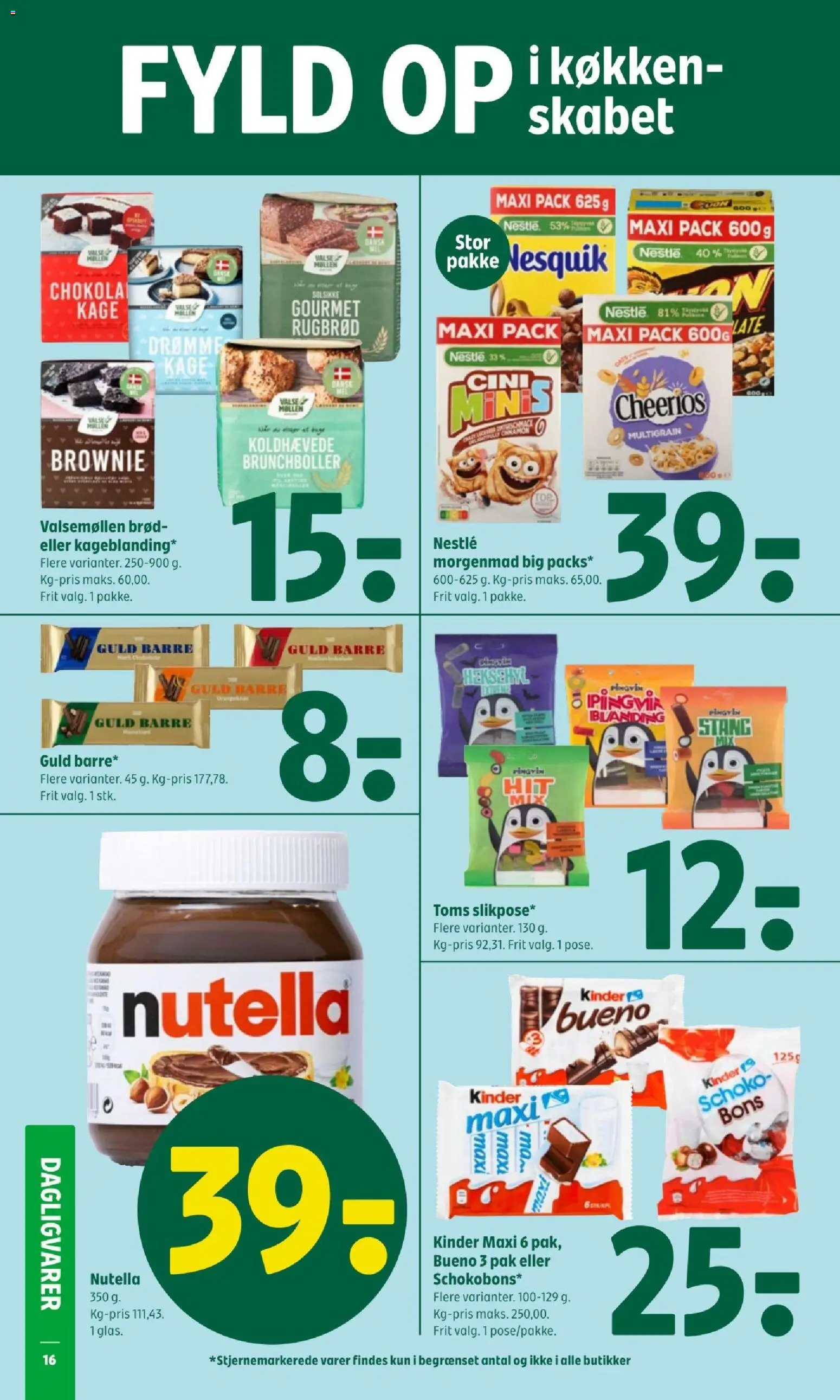 Coop 365 tilbudsavis – gyldig fra 19.03.2026 | Side: 19 | Produkter: Brød, Rugbrød, Nutella