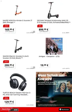 Media Markt Prospekt ab 20.07.2026 gültig | Seite: 9 | Produkte: Xiaomi, Scooter