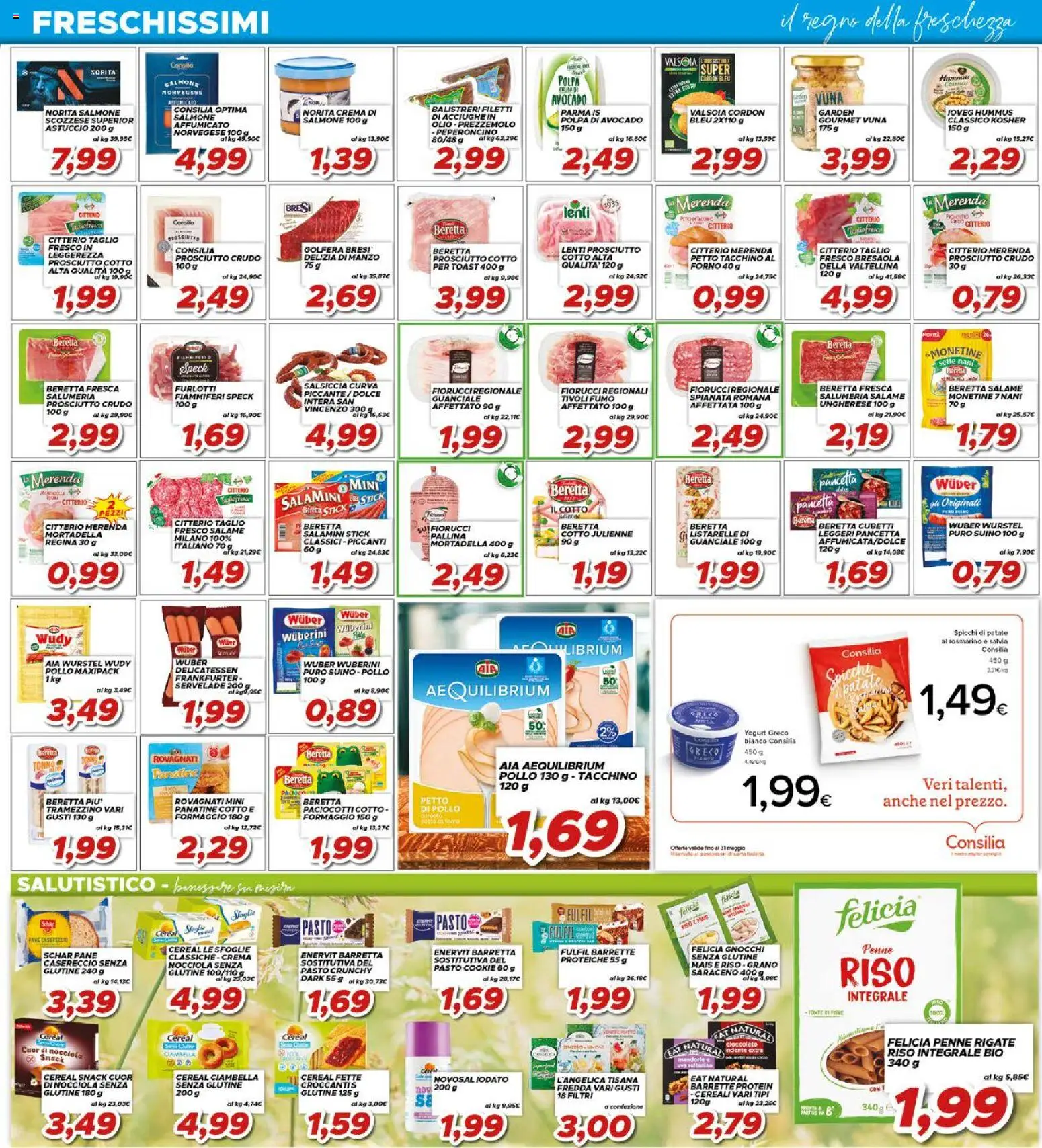 Volantino Ma Supermercati del 08.05.2026 | Pagina: 9 | Prodotti: Speck, Yogurt, Pollo, Hummus