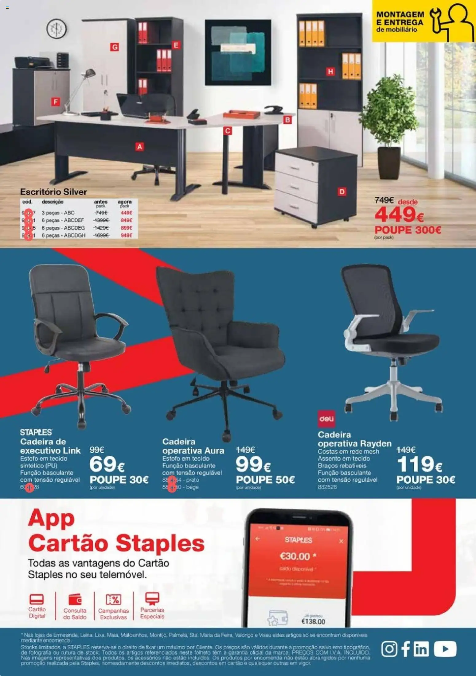 Staples folheto │ válido de 08/10/2026 | Página: 14 | Produtos: Cadeira