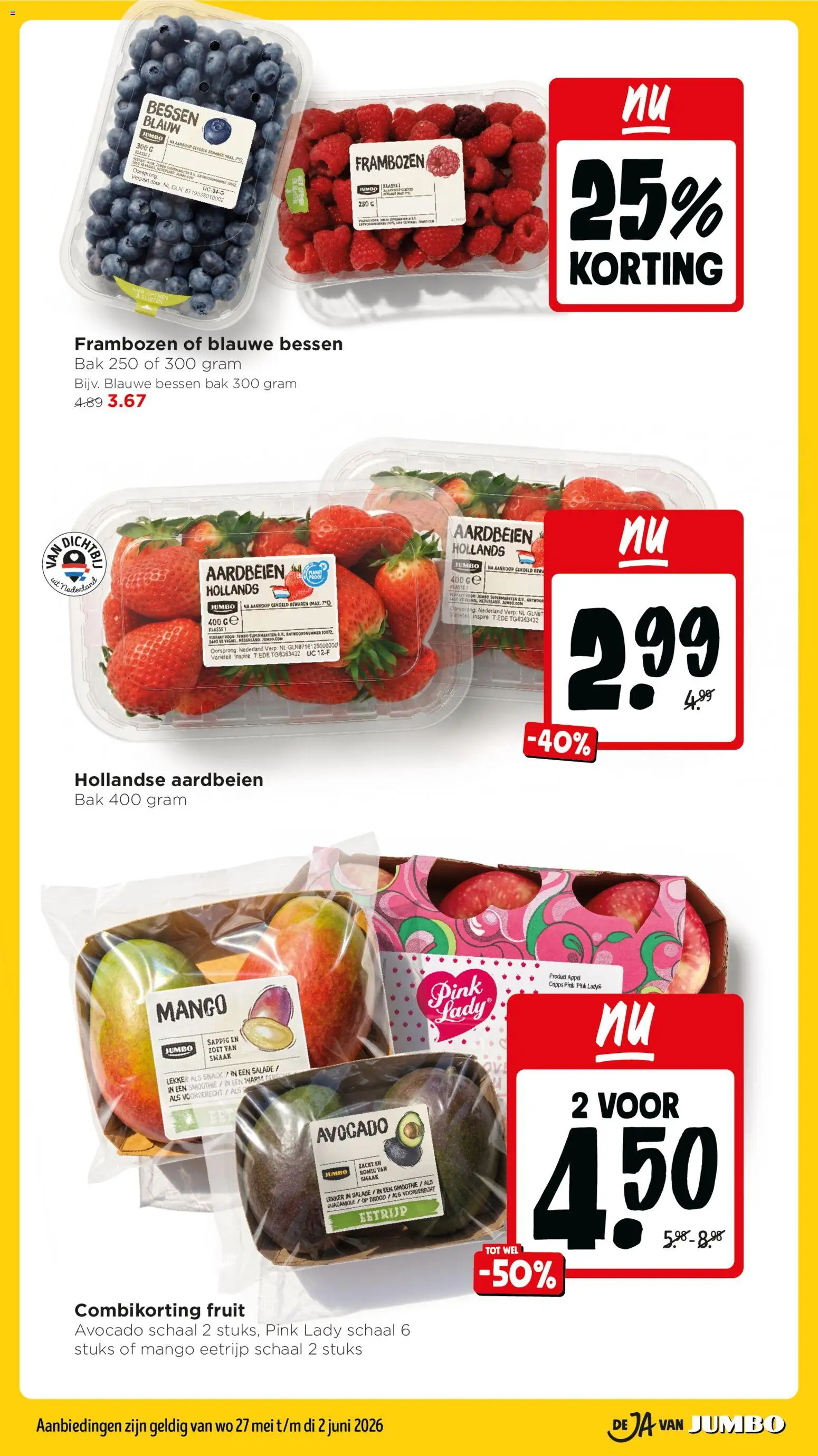 {H1} | Pagina: 27 | Producten: Schaal, Salade, Fruit, Mango