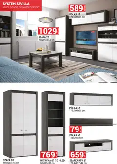 Pogląd oferty "Merkury Market gazetka - Meble, Wypoczynki, Materace" - ważna od 01.07.2026 | Strona: 6 | Produkty: Szafa, Półka, szafka RTV, Witryna