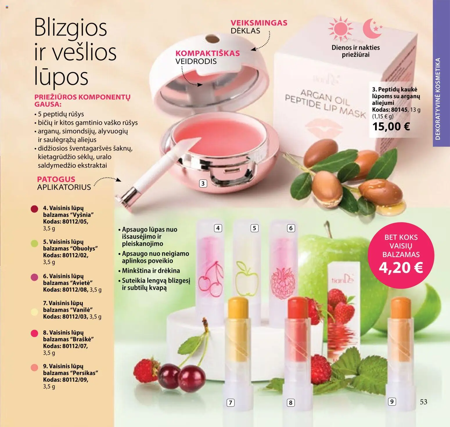 TianDe akcijos nuo 2026.10.01 | Puslapis: 53 | Prekių: Balzamas, Kaukė, Dėklas, Vanilė
