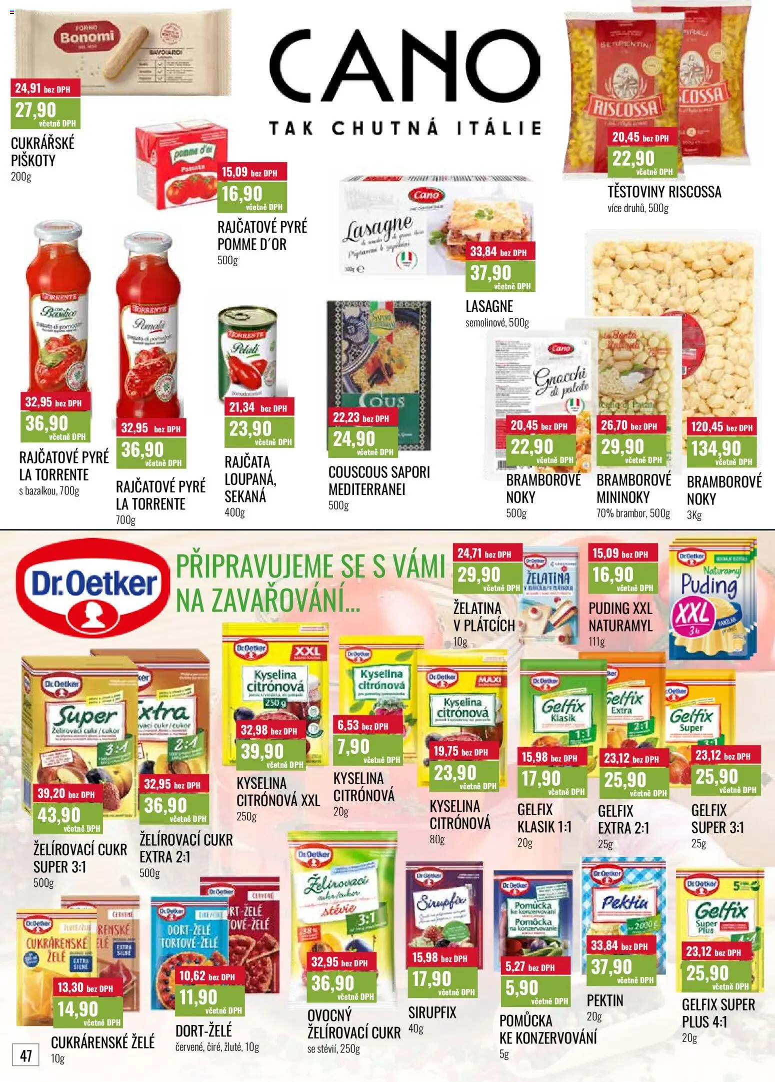 Ratio leták od 01.05.2026 | Strana: 48 | Produkty: Kyselina citronová, Sekaná, Želírovací cukr, Dort