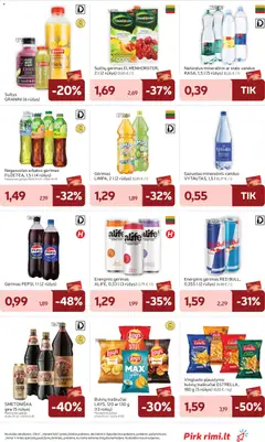 Rimi leidinys galioja nuo 2026.09.22 | Puslapis: 25 | Prekių: Vanduo, Energinis gėrimas, Traškučiai, Mineralinis vanduo