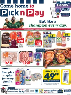 Pick n Pay specials catalogue – valid from 14/09/2026