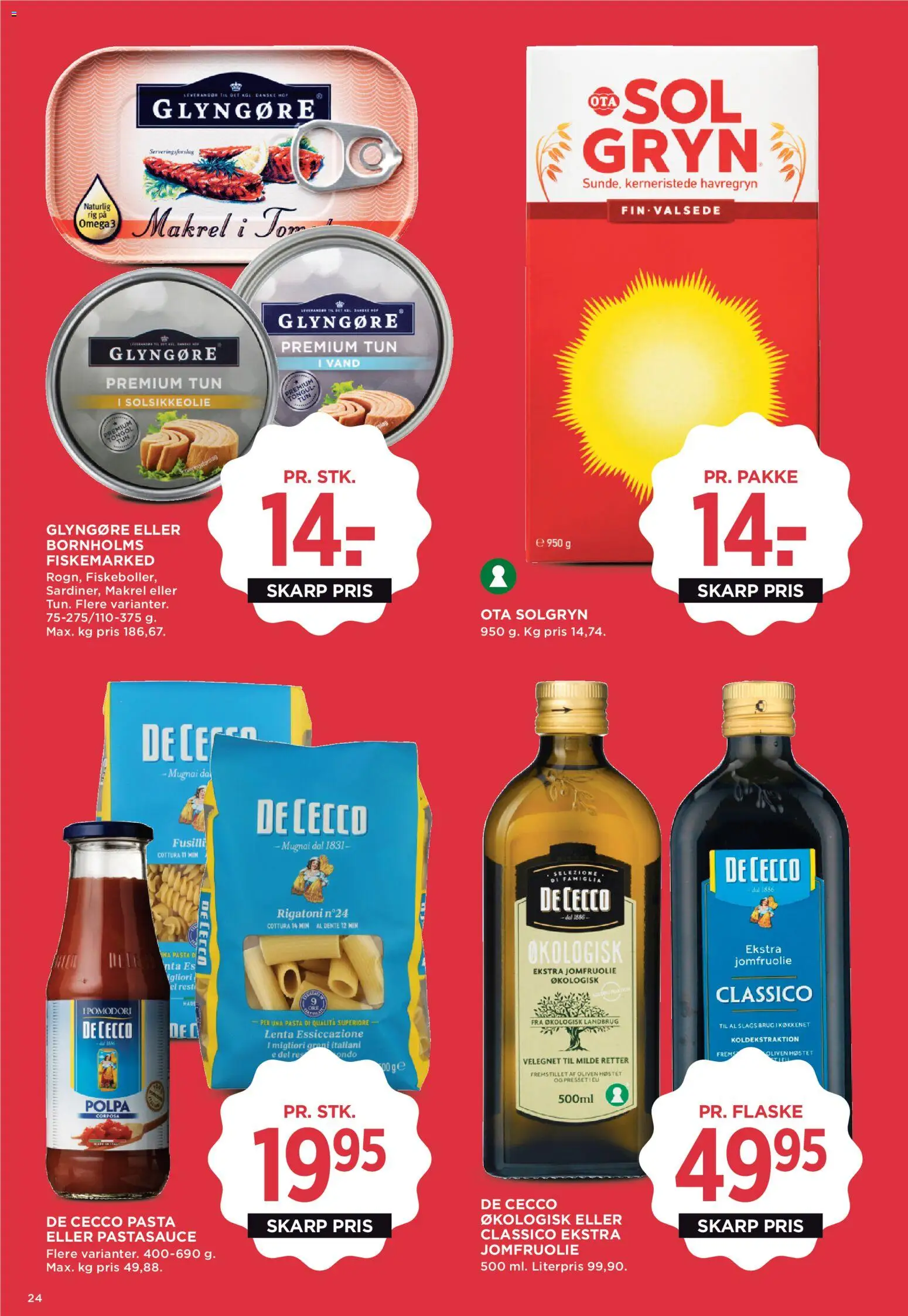 Meny tilbudsavis – gyldig fra 22.05.2026 | Side: 31 | Produkter: Pasta, Touca, Tun, Pastasauce