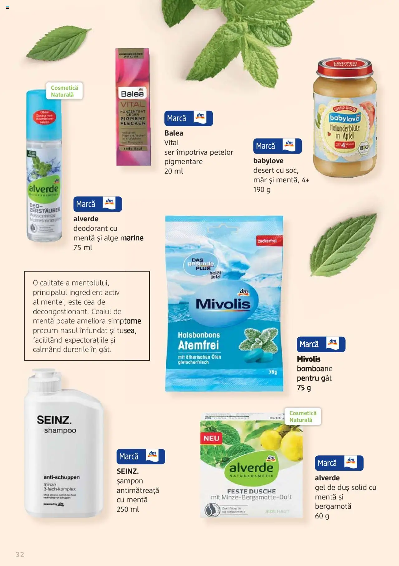 Noul catalog DM drogeriemarkt – valabil de la 01.01.2022 | Pagină: 32