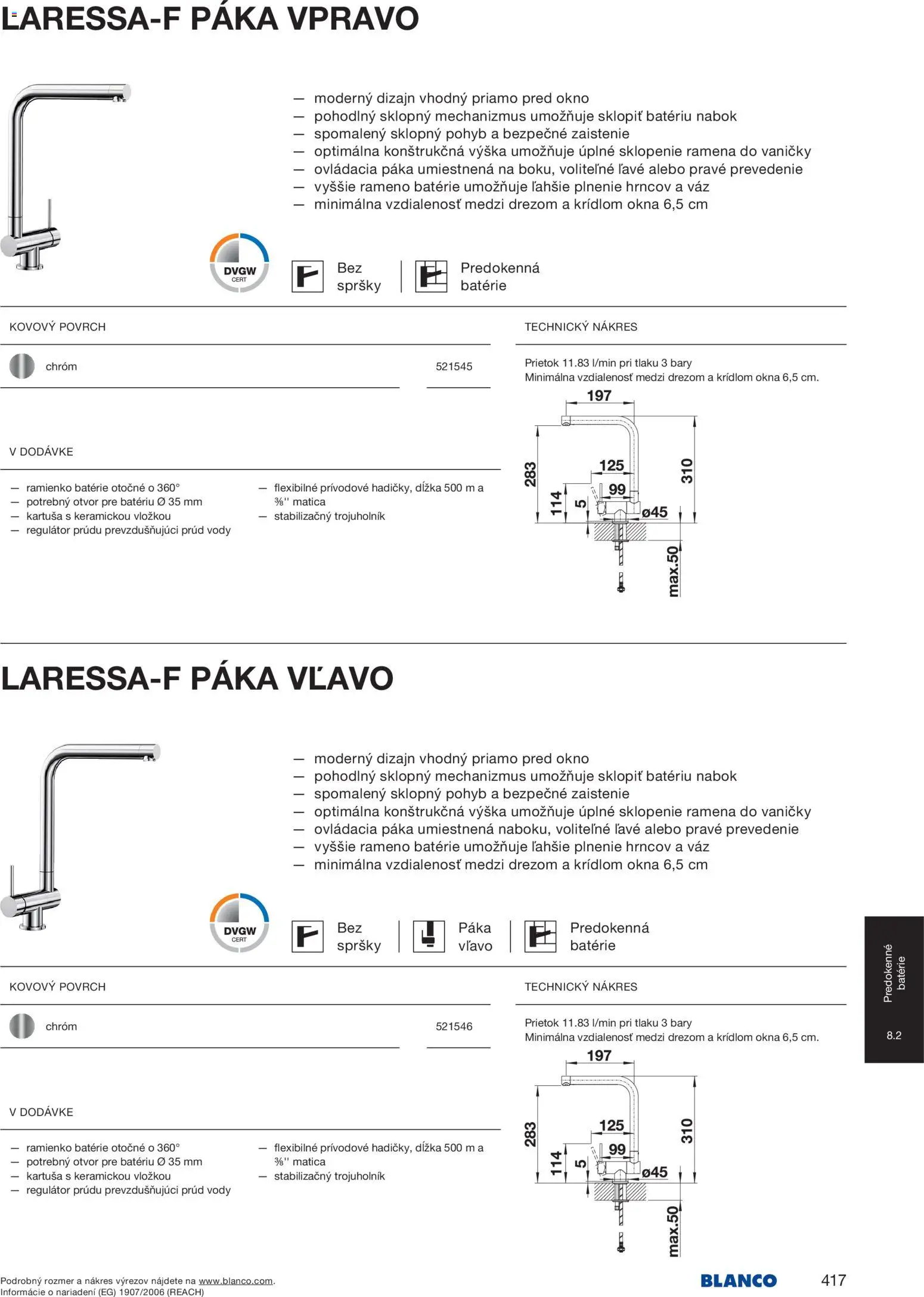 Nové Blanco akcie – leták je platný od 04.02.2026 | Strana: 419 | Produkty: Batérie