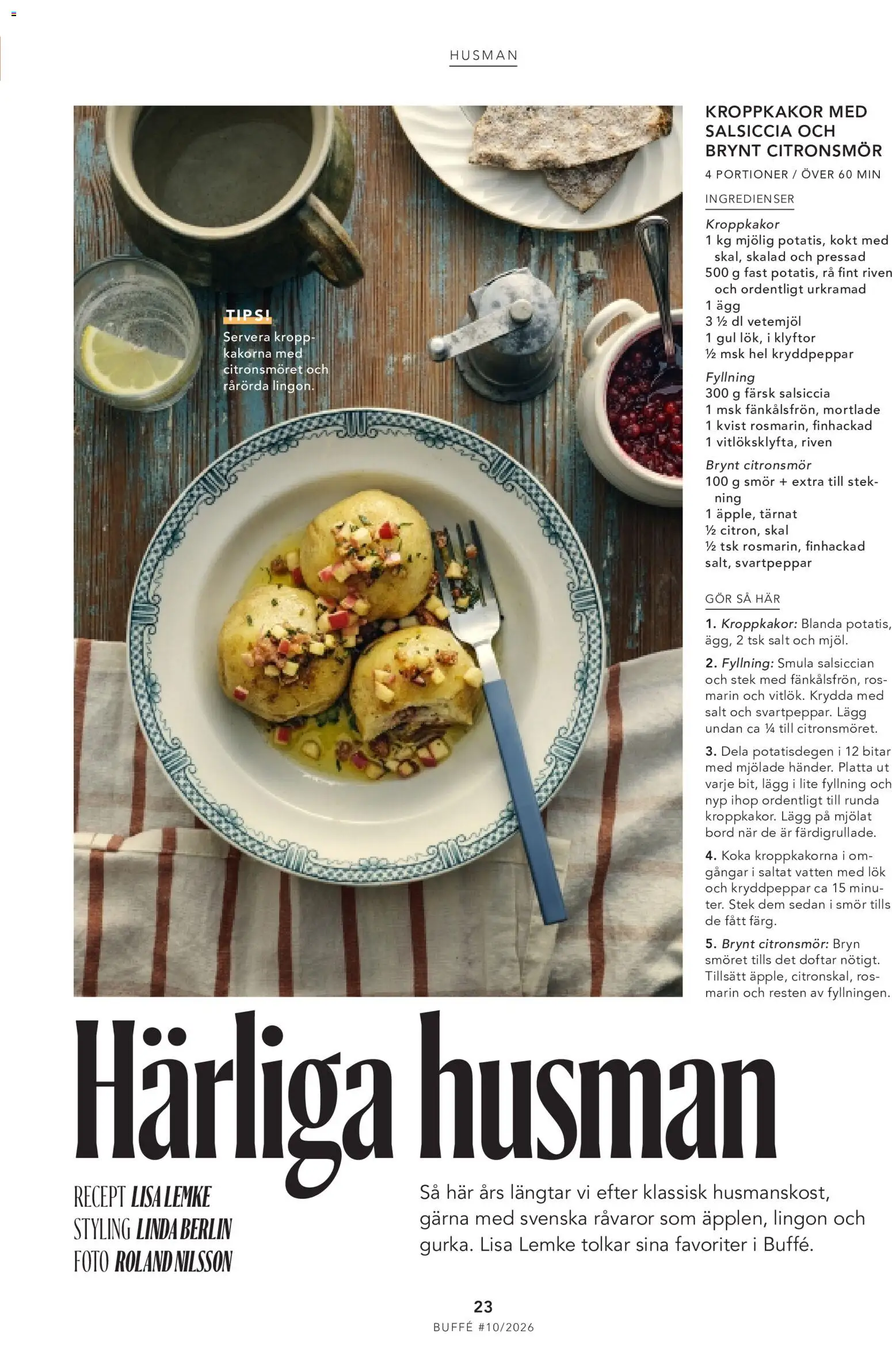 ICA Maxi reklamblad aktuell från 01/10/2026 | Sida: 23 | Produkter: Salt, Stek, Smör, Ingredienser