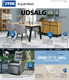 JYSK - Tilbudsavis gyldig fra 17/07/2026