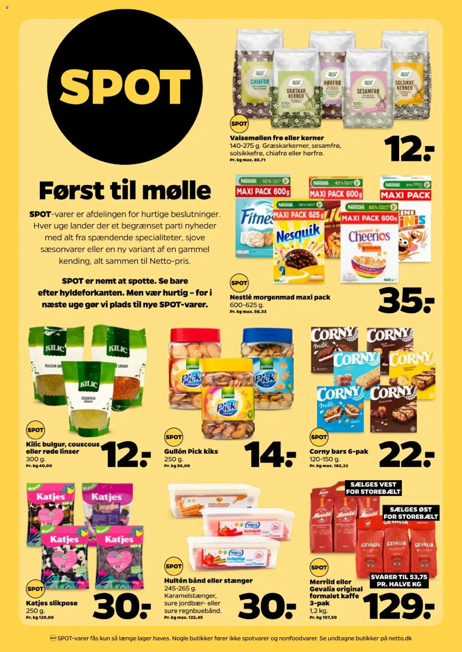 Netto tilbudsavis – gyldig fra 03/10/2026 | Side: 25 | Produkter: Kiks, Græskar, Linser, Vest