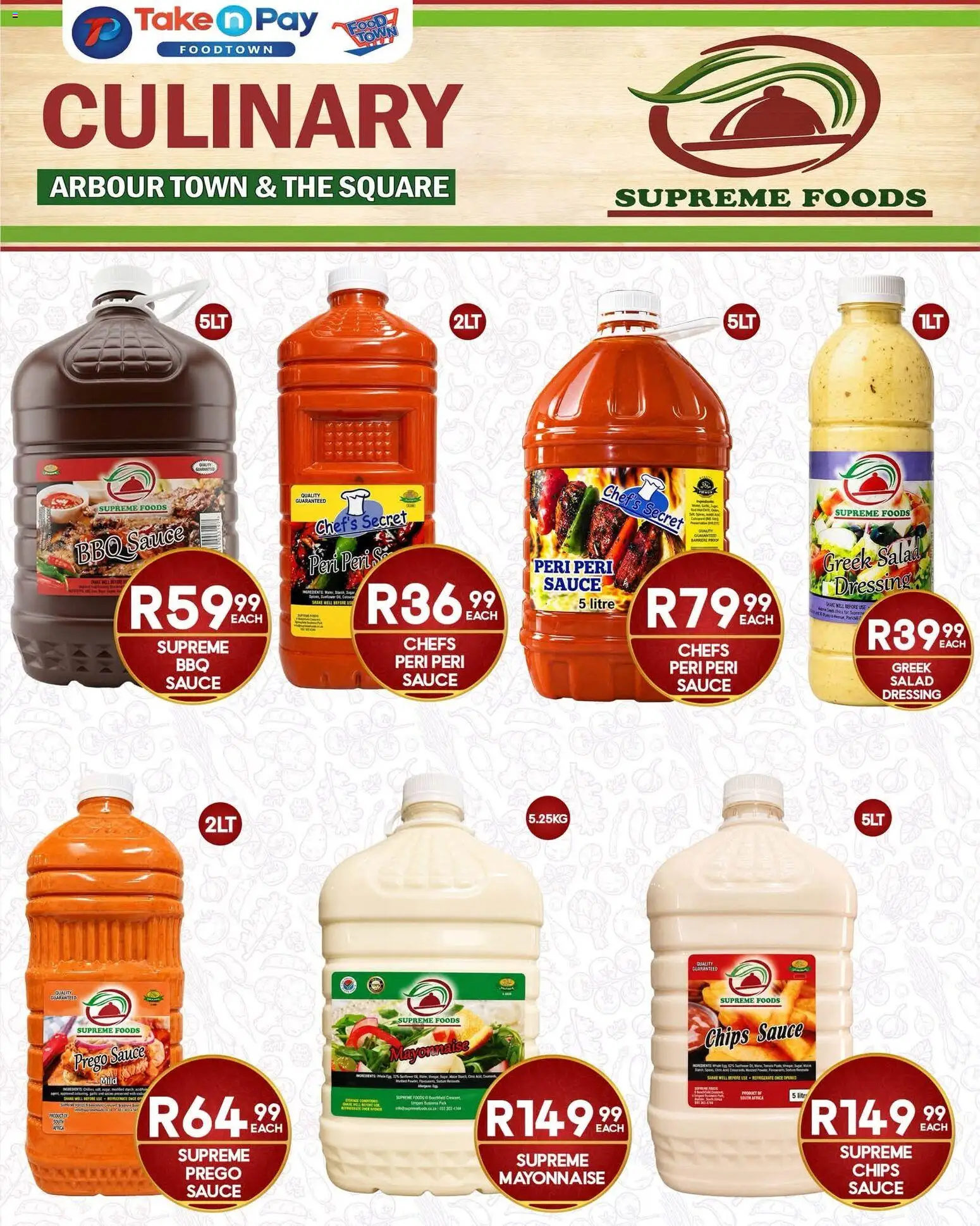 New Take n Pay catalogue – valid from 21/09/2026 | Page: 7 | Products: Chips, Dressing, Salad, Sauce