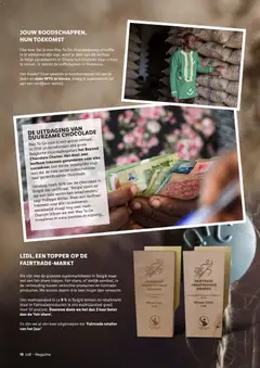 Way To Go chocoladereep of koffie, Way To Go chocoladereep of koffie helps cacaoboeren in Ghana and Honduras. - Voorbeeld van een folder van Lidl, geldig van 25.05.2026 | Pagina: 16 | Producten: Chocoladereep, Kan, Koffie, Chocolade