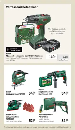 KARWEI folder - Voorbeeld van een folder van KARWEI, geldig van 31-08-2026 | Pagina: 34 | Producten: Klopboormachine