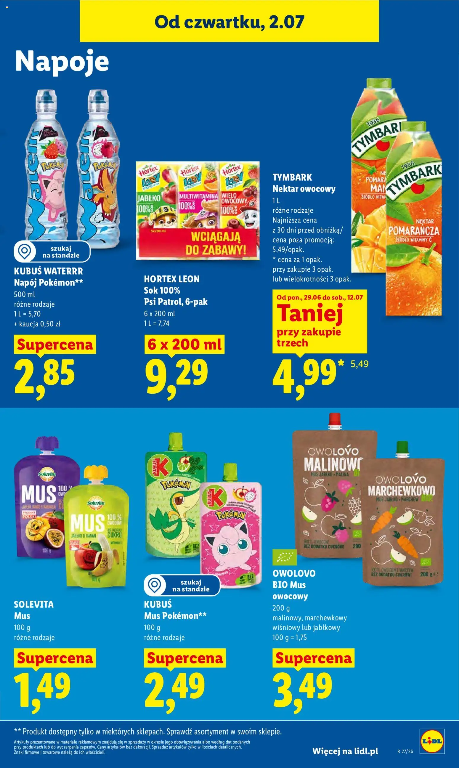 Lidl Polsko leták od 02.07.2026 | Strana: 59 | Produkty: Banán, Solevita