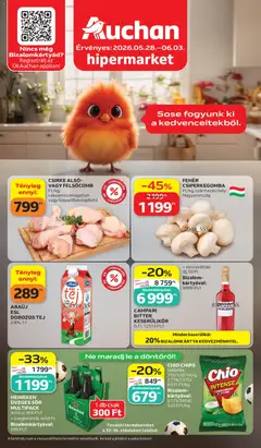 Auchan akciós újság - amely érvényes a következő dátumtól: 28.05.2026