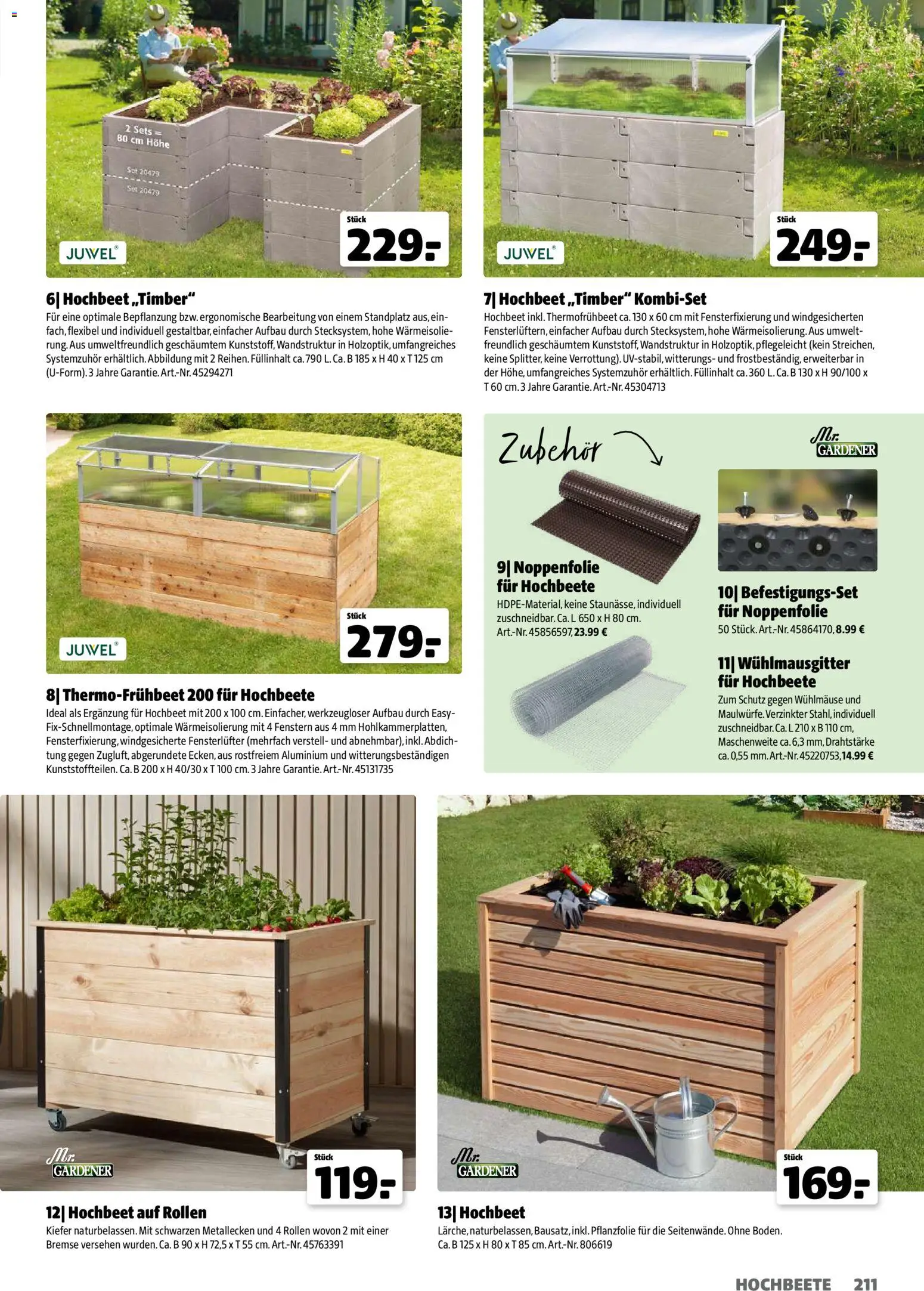 Hagebau Gartenjahr gültig ab 13.03.2026 | Seite: 211