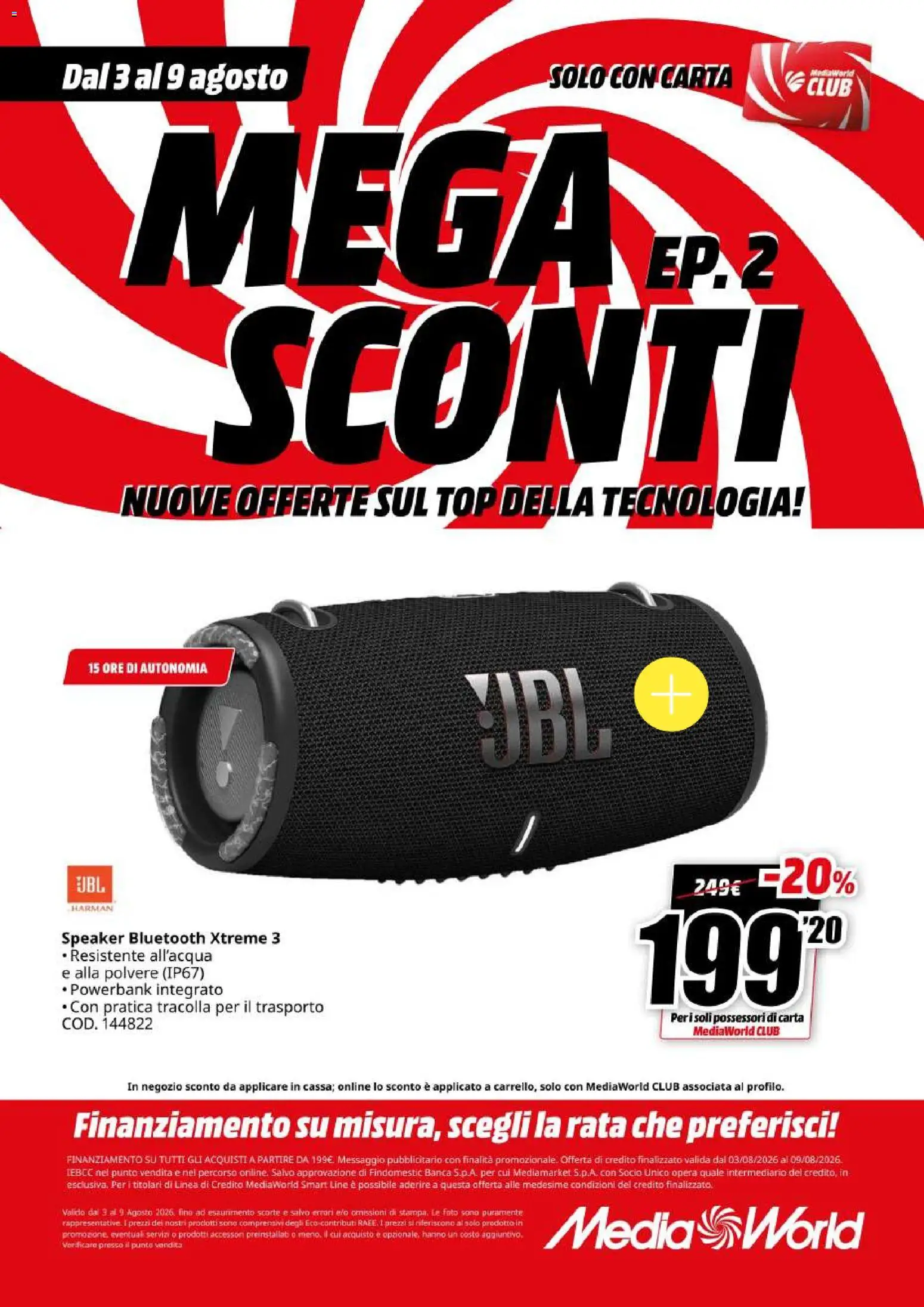 Volantino Media World del 03/08/2026 | Pagina: 36