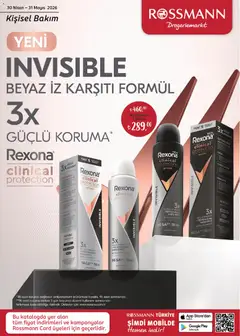 30.04.2026 tarihinden itibaren geçerli olan Rossmann kataloğu önizlemesi