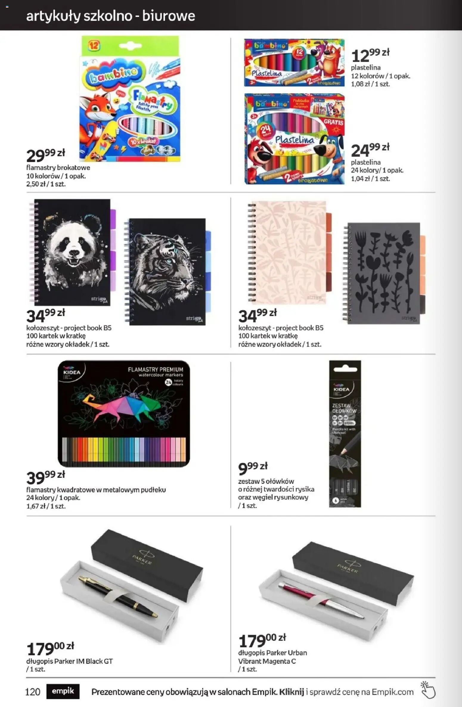 Empik Black Weeks od 28.10.2026 | Strona: 120 | Produkty: Plastelina, Flamastry