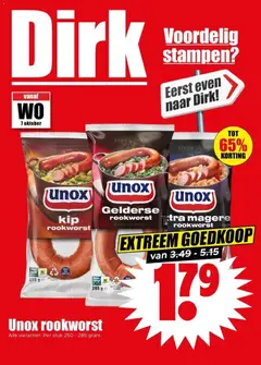 Dirk folder - Voorbeeld van een folder van Dirk, geldig van 07-10-2026