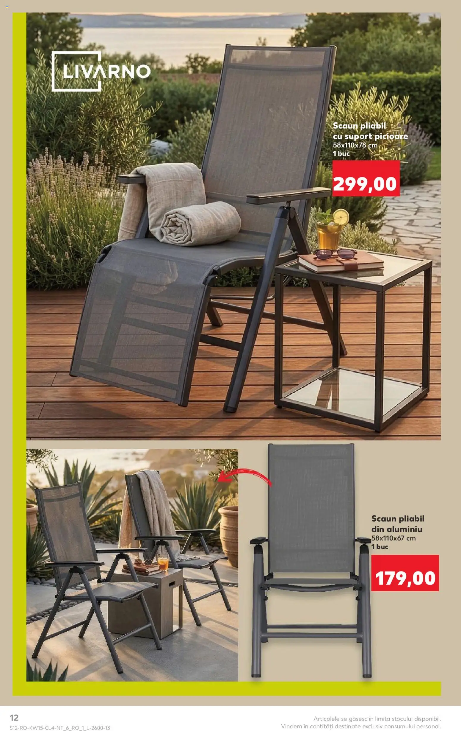 Noul catalog Kaufland – valabil de la 08.04.2026 | Pagină: 12 | Produse: Scaun