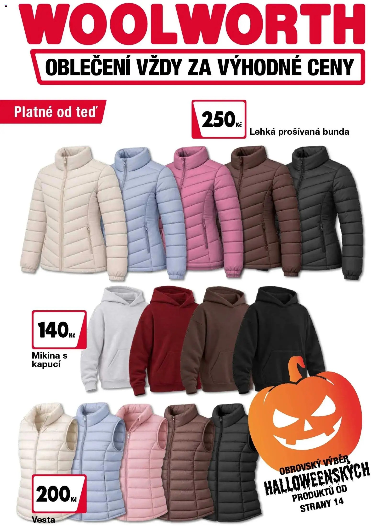 Woolworth leták - Trebic od 02.10.2026 | Strana: 1 | Produkty: Mikina, Vesta, Bunda, Oblečení