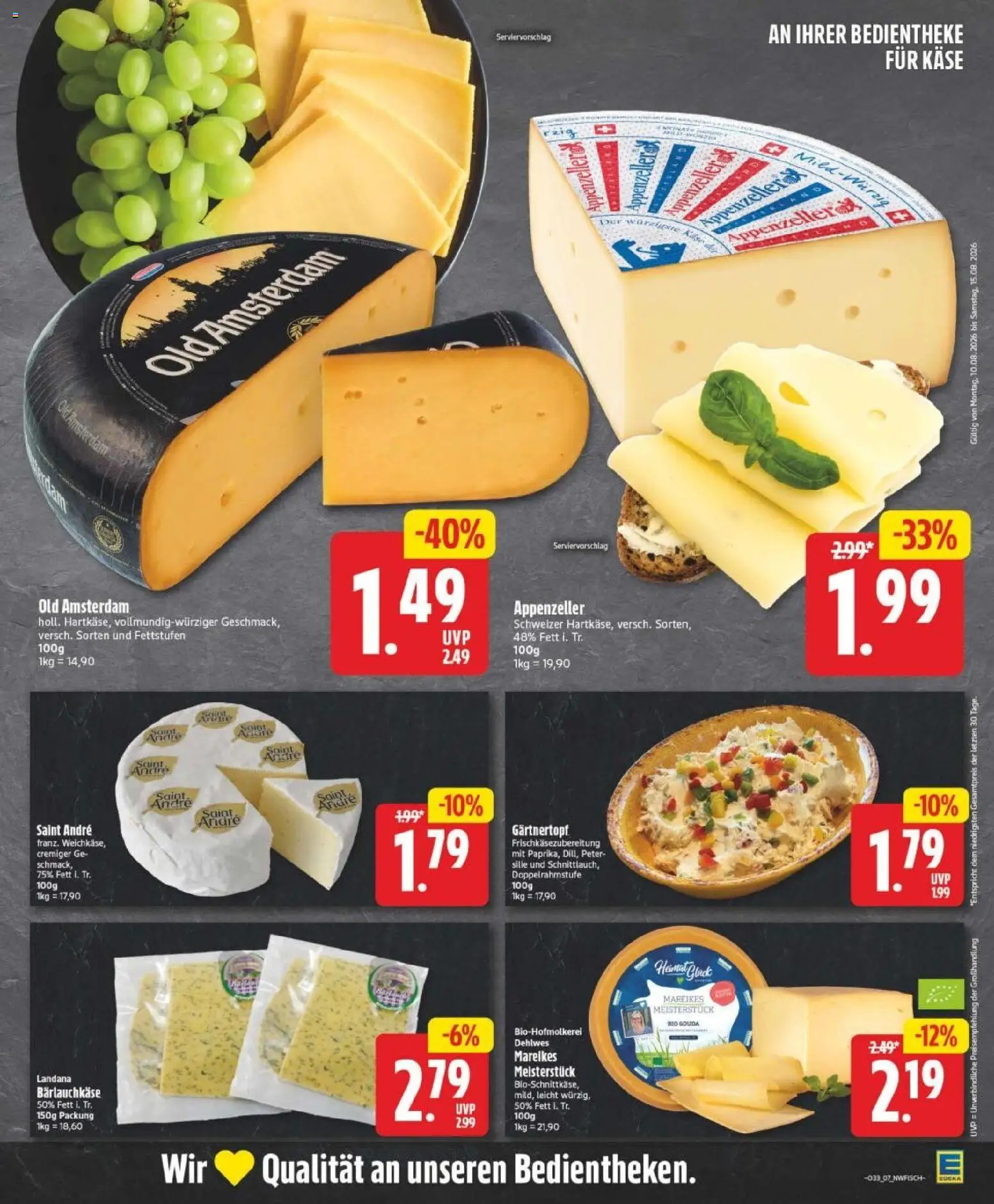 Edeka Prospekt Bremen – gültig ab 10.08.2026 | Seite: 7 | Produkte: Käse, Gouda