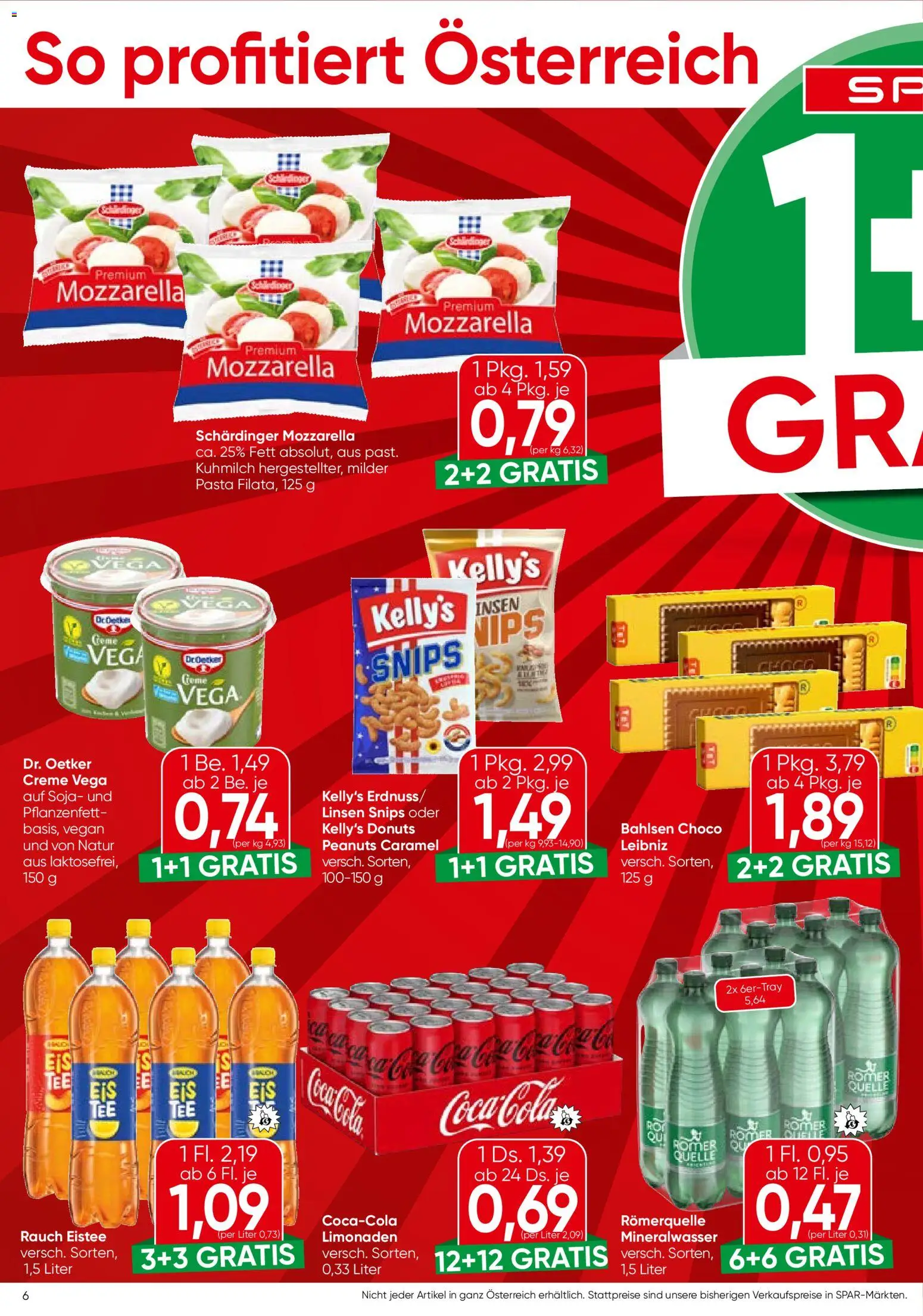 Spar Flugblatt - Kärnten gültig ab 11.06.2026 | Seite: 6 | Produkte: Pasta, Creme