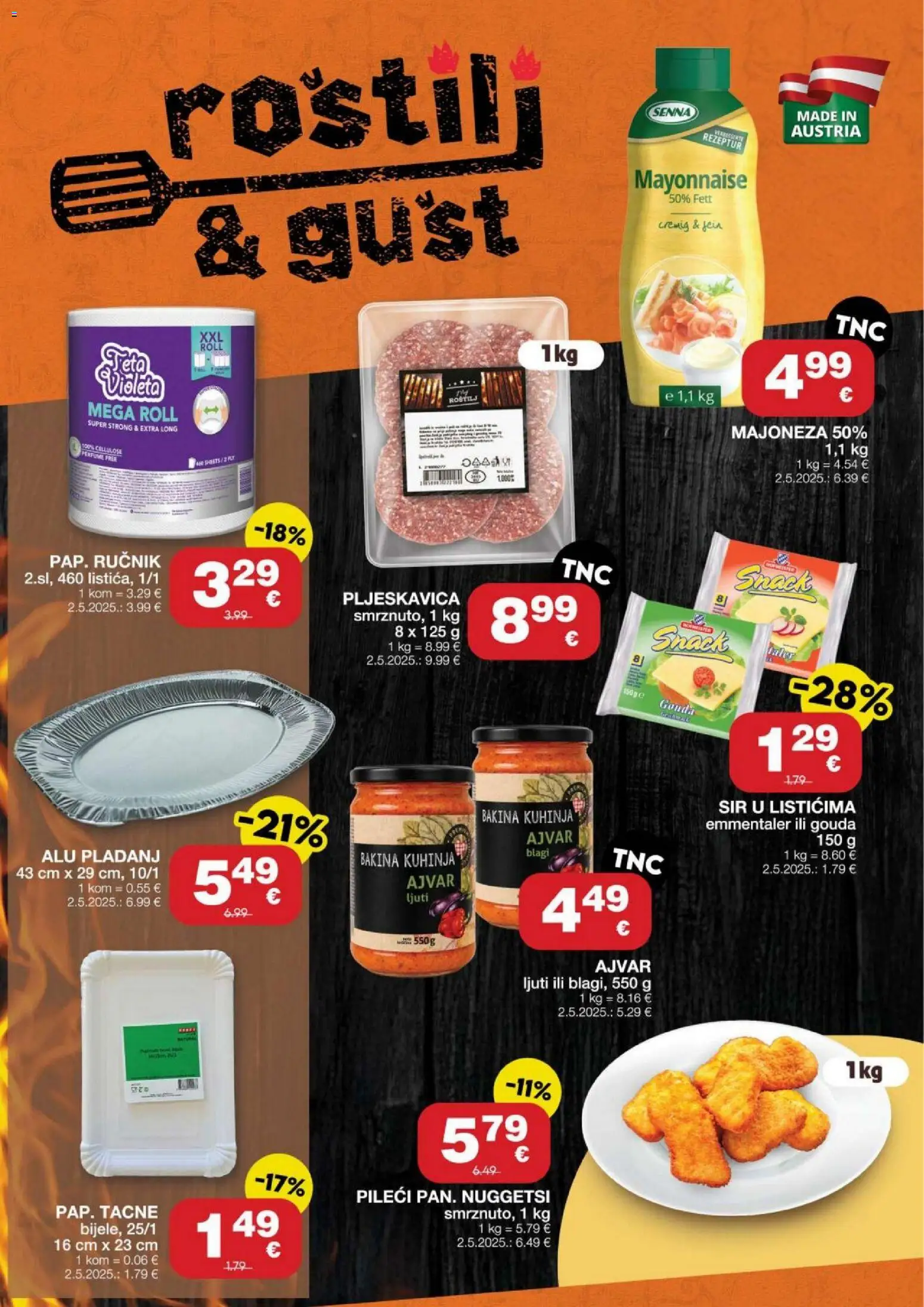 Stanić Diskont katalog | vrijedi od 09.07.2026 | Stranica: 8 | Proizvodi: Roštilj, Sir, Kuhinja, Gouda