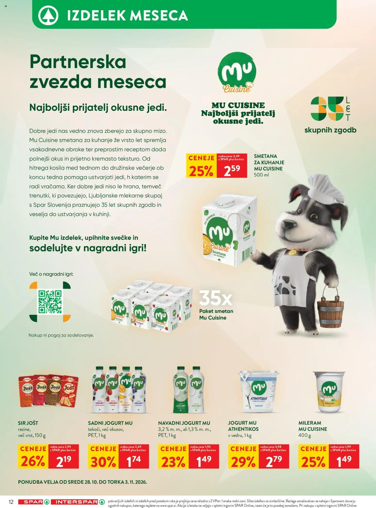 Novi Spar katalog ponudbe – veljaven od 28.10.2026 | Stran: 22