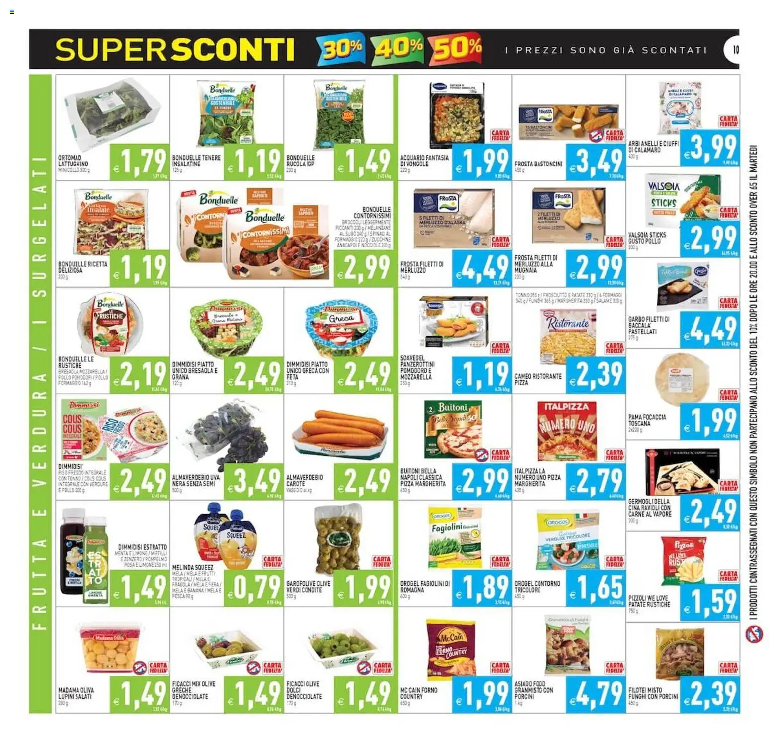 Volantino PIM Supermercati del 02/09/2026 | Pagina: 10 | Prodotti: Pizza, Mozzarella, Tonno, Sugo