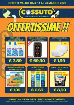 Anteprima del volantino Cossuto volantino Offertissime valido a partire dal 11.05.2026