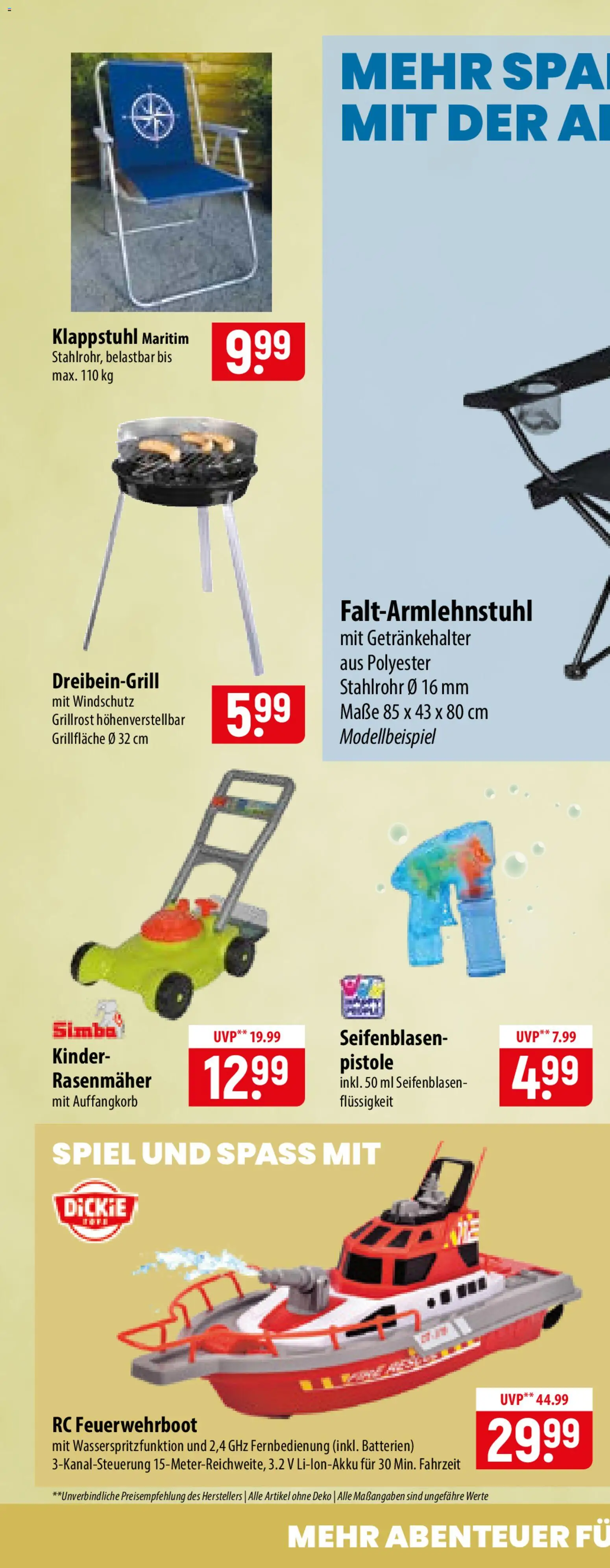 Famila Prospekt – gültig ab 13.07.2026 | Seite: 40 | Produkte: Spiel, Rasenmäher, Batterien
