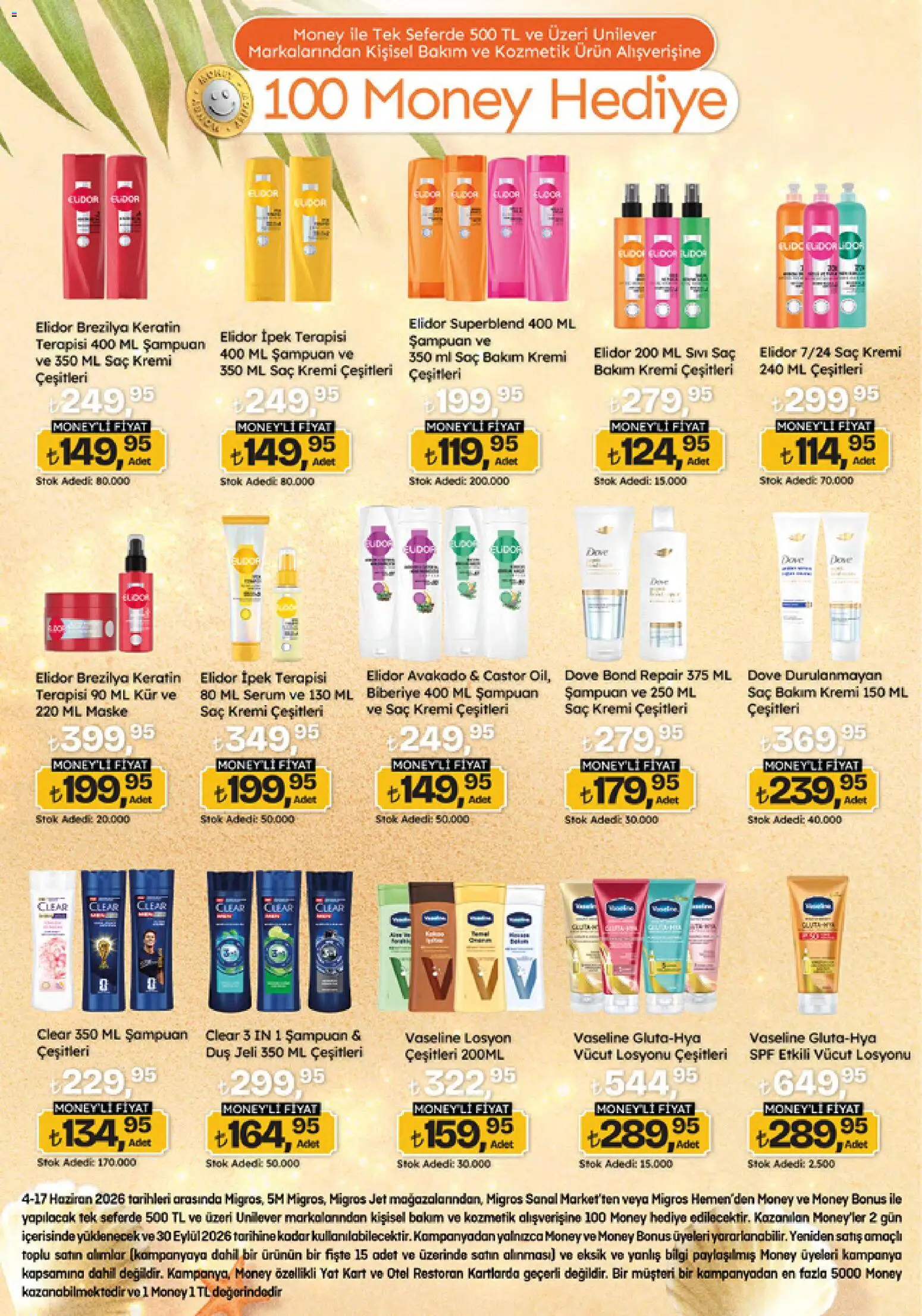 Migros Katalog - 5M Migroskop Dijital - 04.06.2026 tarihinden itibaren geçerlidir | Sayfa: 10 | Ürünler: Duş, Saç Kremi, Maske, Duş jeli
