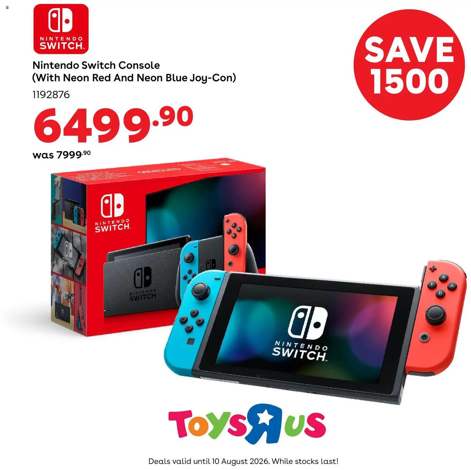 New Toys R Us catalogue – valid from 18/08/2026 | Page: 3 | Products: Nintendo Switch, Toys, Switch