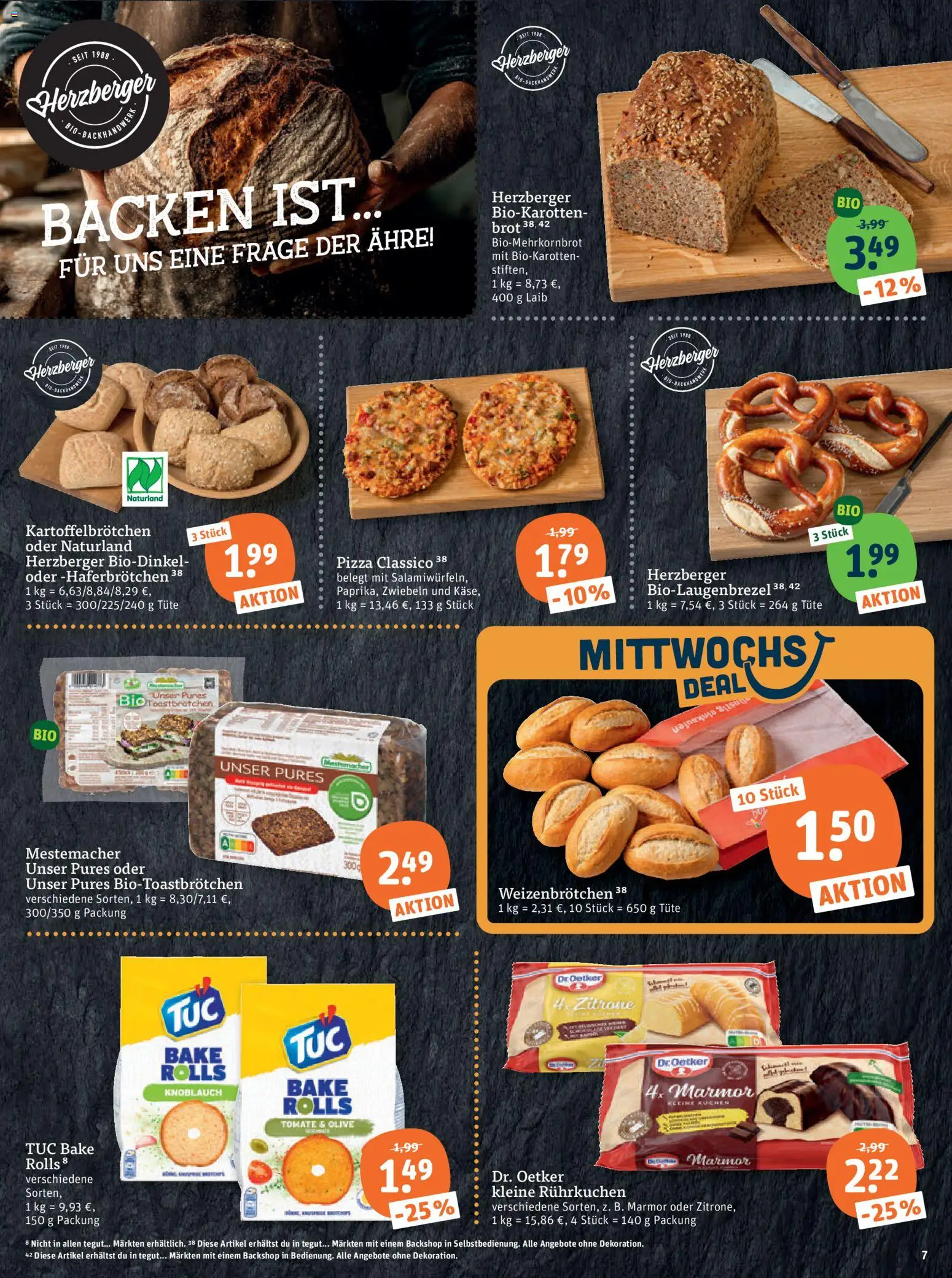 Tegut Prospekt – gültig ab 26.05.2026 | Seite: 9 | Produkte: Zwiebeln, Zitrone, Pizza, Kuchen