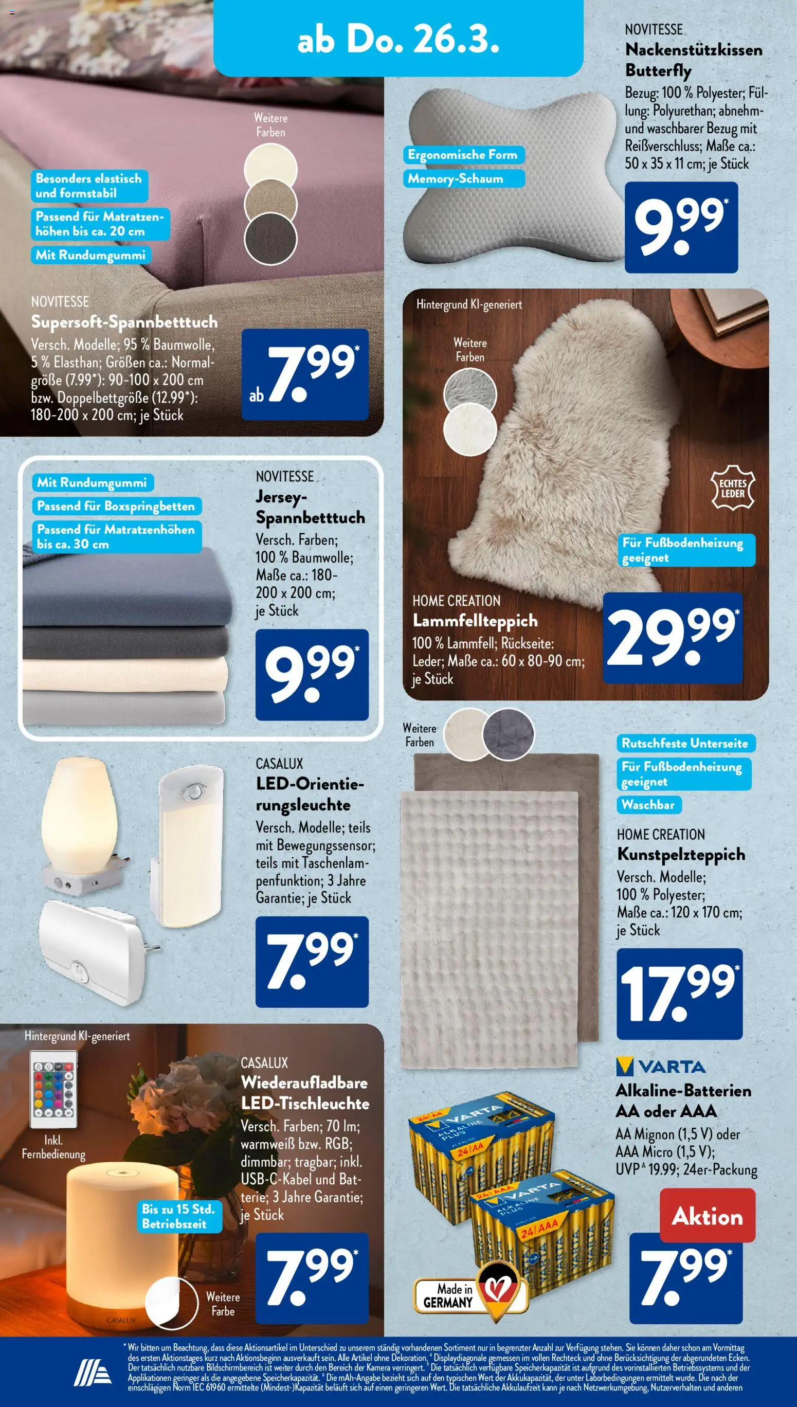 Aldi Süd Prospekt 	 – gültig ab 23.03.2026 | Seite: 25 | Produkte: Kamera, Home creation
