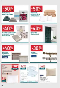 ERMITAŽAS leidinys galioja nuo 04.05.2026 | Puslapis: 38 | Prekių: Pagalvė, Antklodė