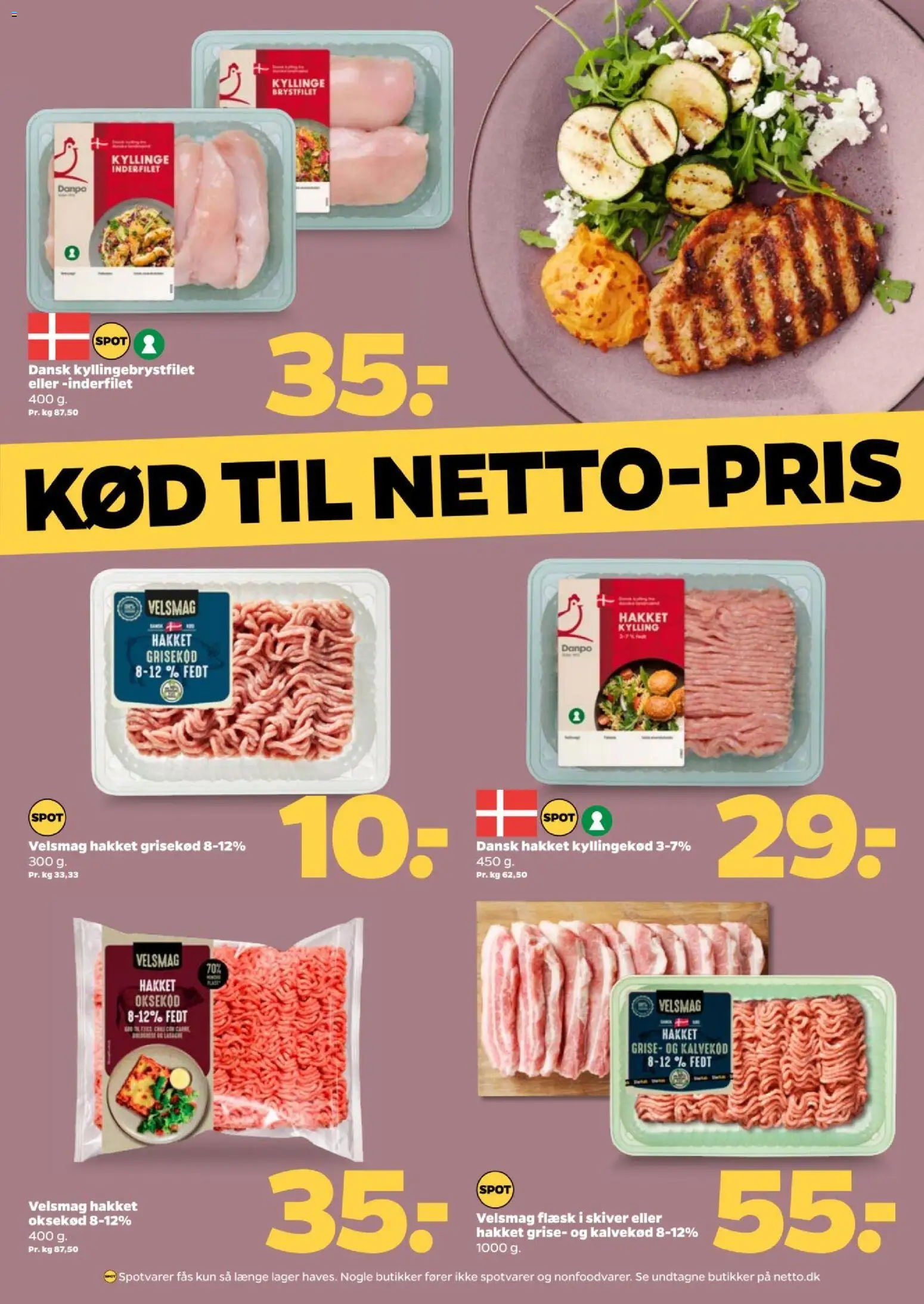 Netto tilbudsavis – gyldig fra 22/08/2026 | Side: 12 | Produkter: Kyllingekød, Oksekød