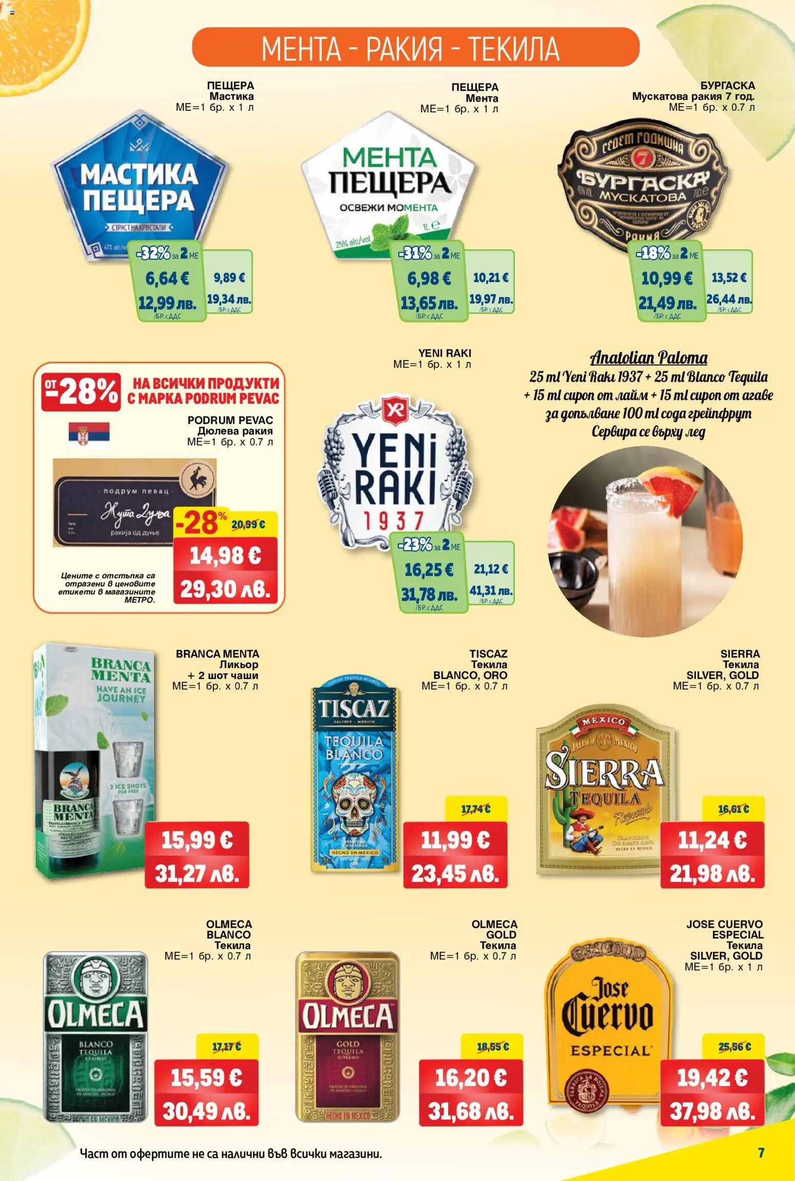 {H1} | Страница: 7 | Продукти: Грейпфрут, Лайм, Linssit, Мента