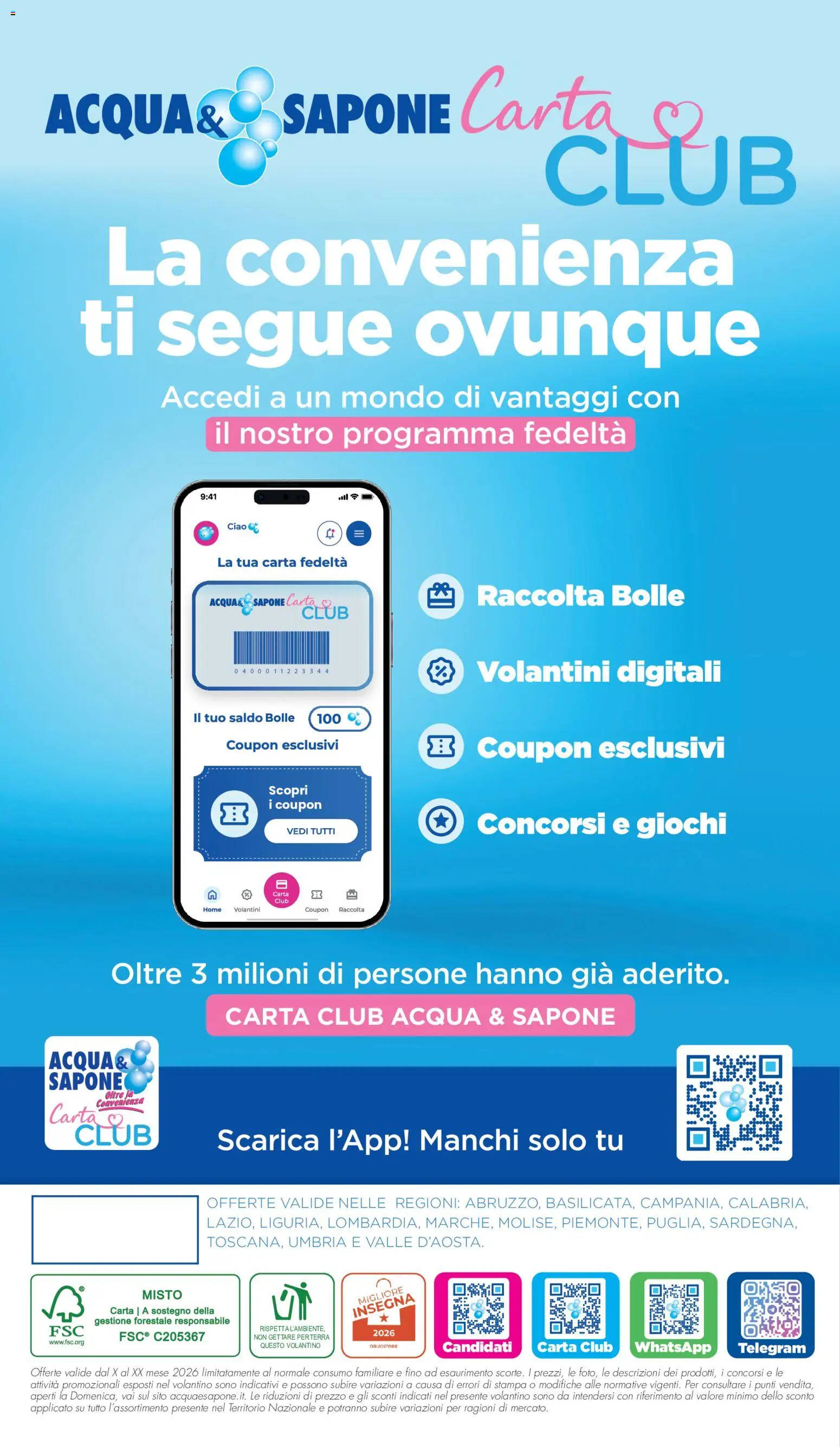 Volantino Acqua e Sapone del 18/06/2026 | Pagina: 8 | Prodotti: Sapone, Acqua, Stampa