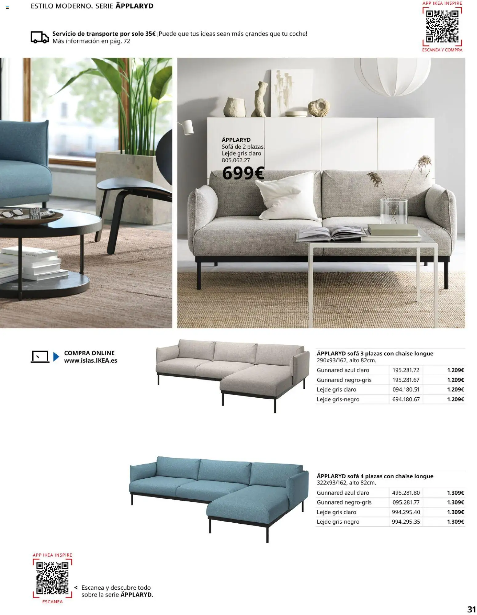 IKEA - Sofás │ válido desde el 28/09/2026 | Página: 31 | Productos: Sofá