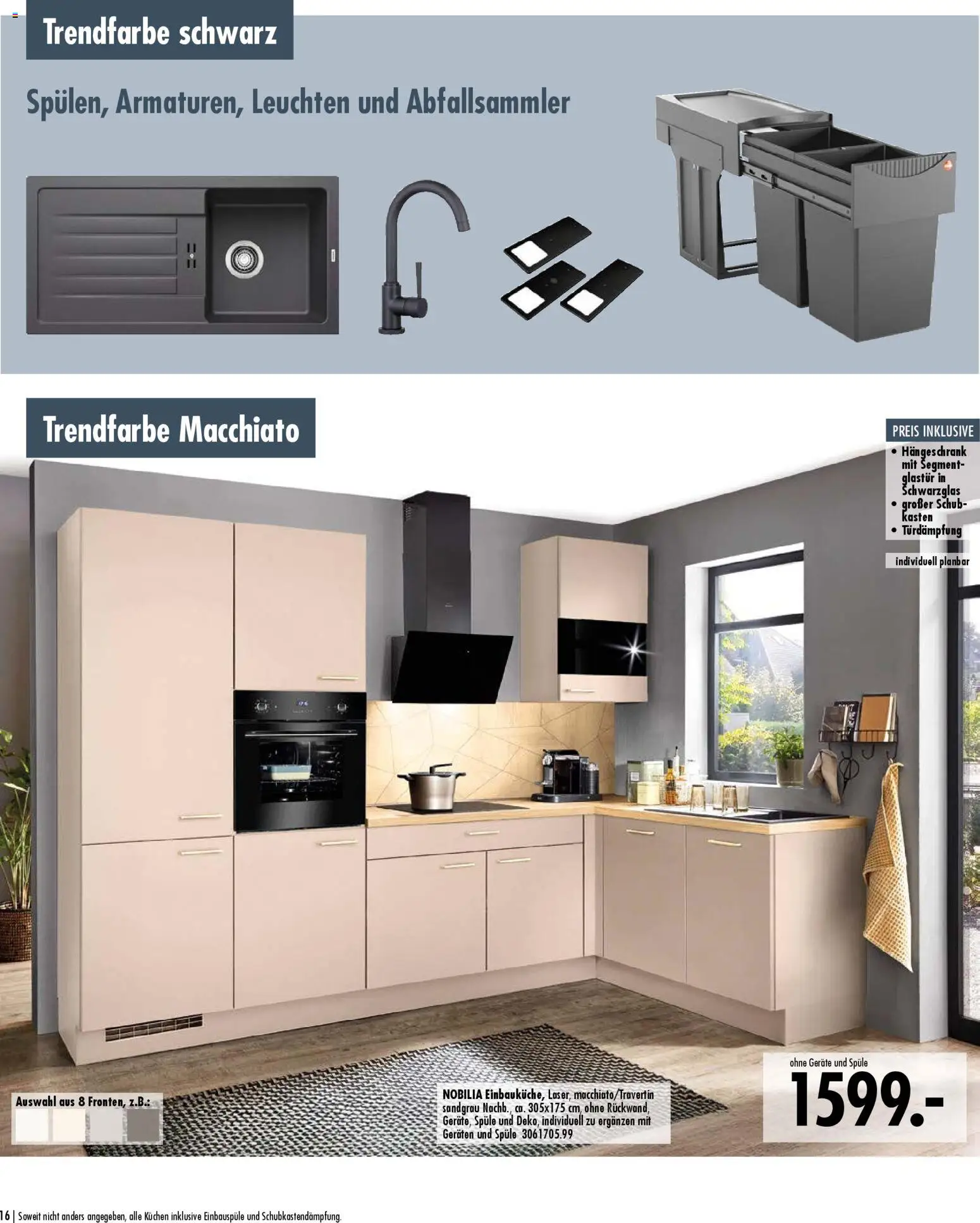 SB Möbel Boss Küchenkatalog 2026 – gültig ab 09.04.2026 | Seite: 16 | Produkte: Hängeschrank