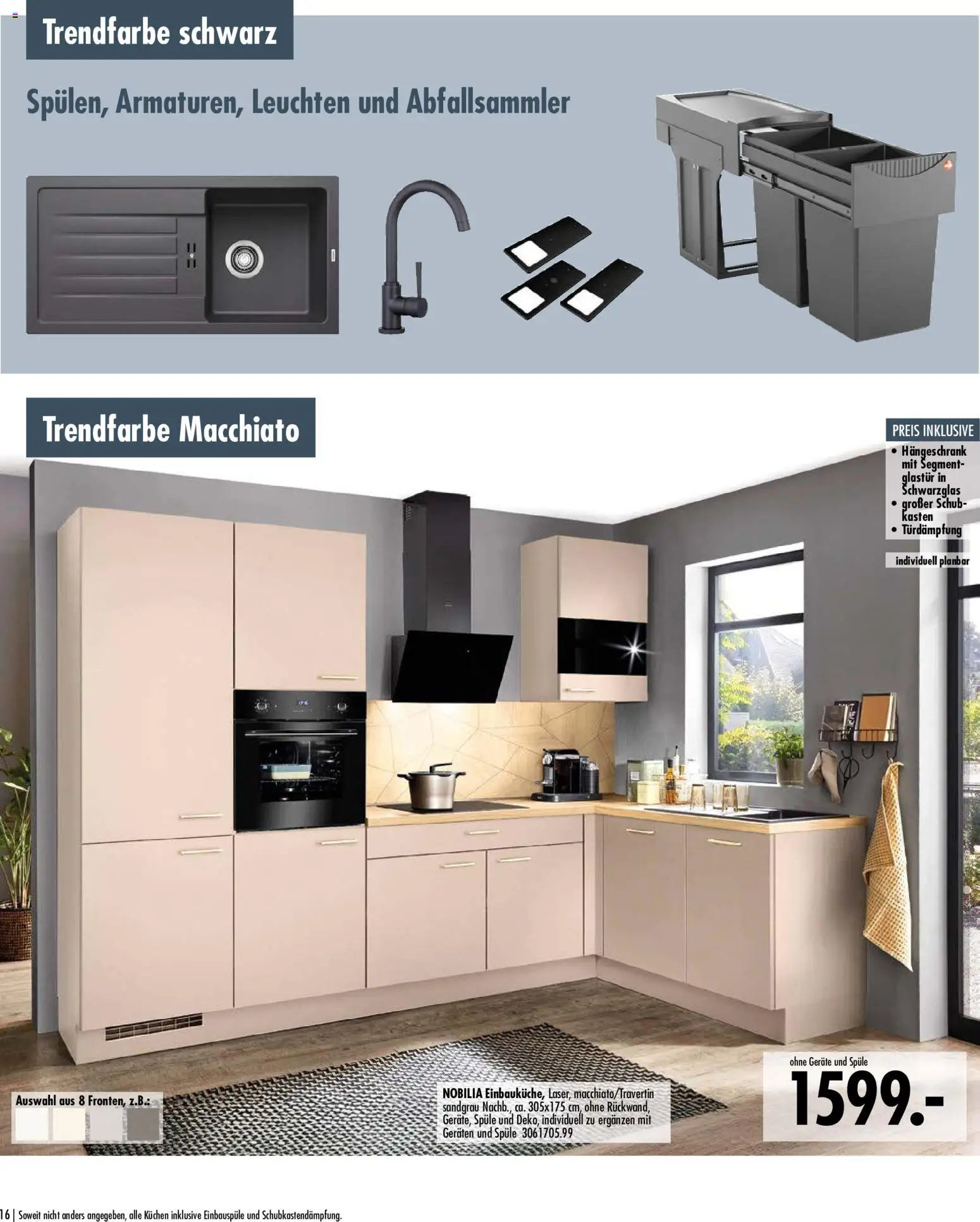 SB Möbel Boss Küchenkatalog 2026 – gültig ab 09.04.2026 | Seite: 16 | Produkte: Hängeschrank
