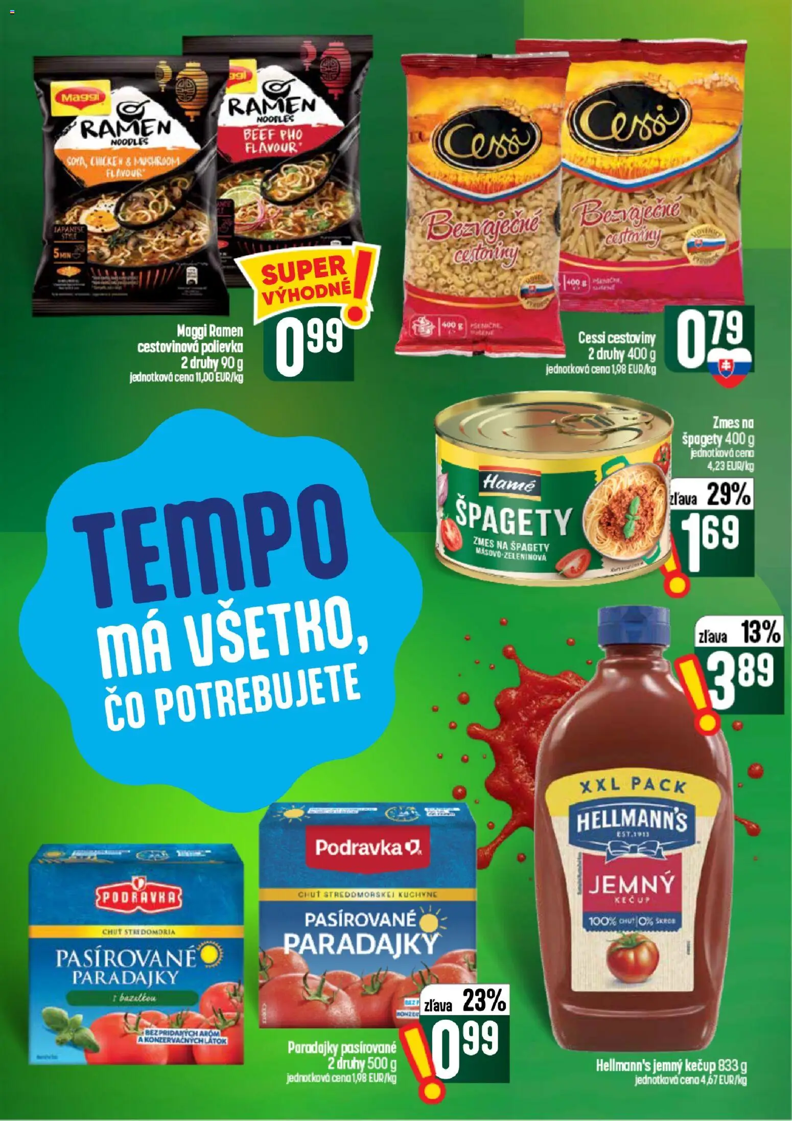 Nové COOP Jednota akcie – leták je platný od 10.09.2026 | Strana: 36 | Produkty: Paradajky, Cestoviny, Kuchyne, Kečup